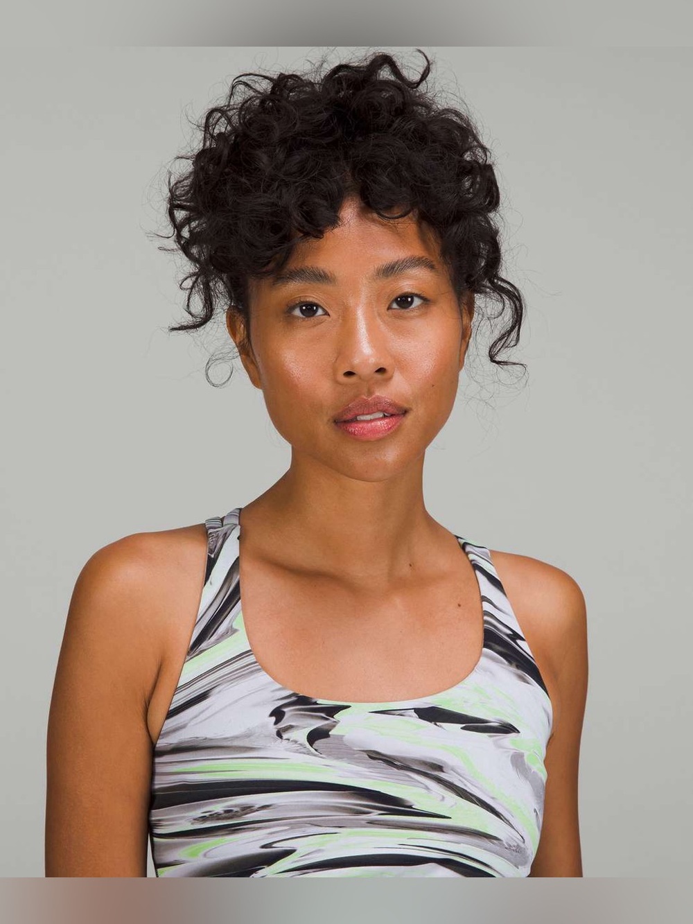 Lululemon Energy Bra *Medium Support, B–D Cups Paint Glide Warp Multi Sz 6